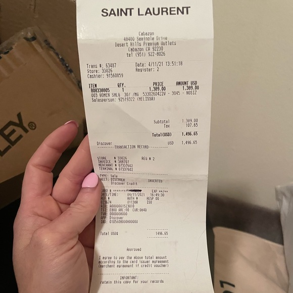 YSL sunset mini bag - Picture 9 of 10